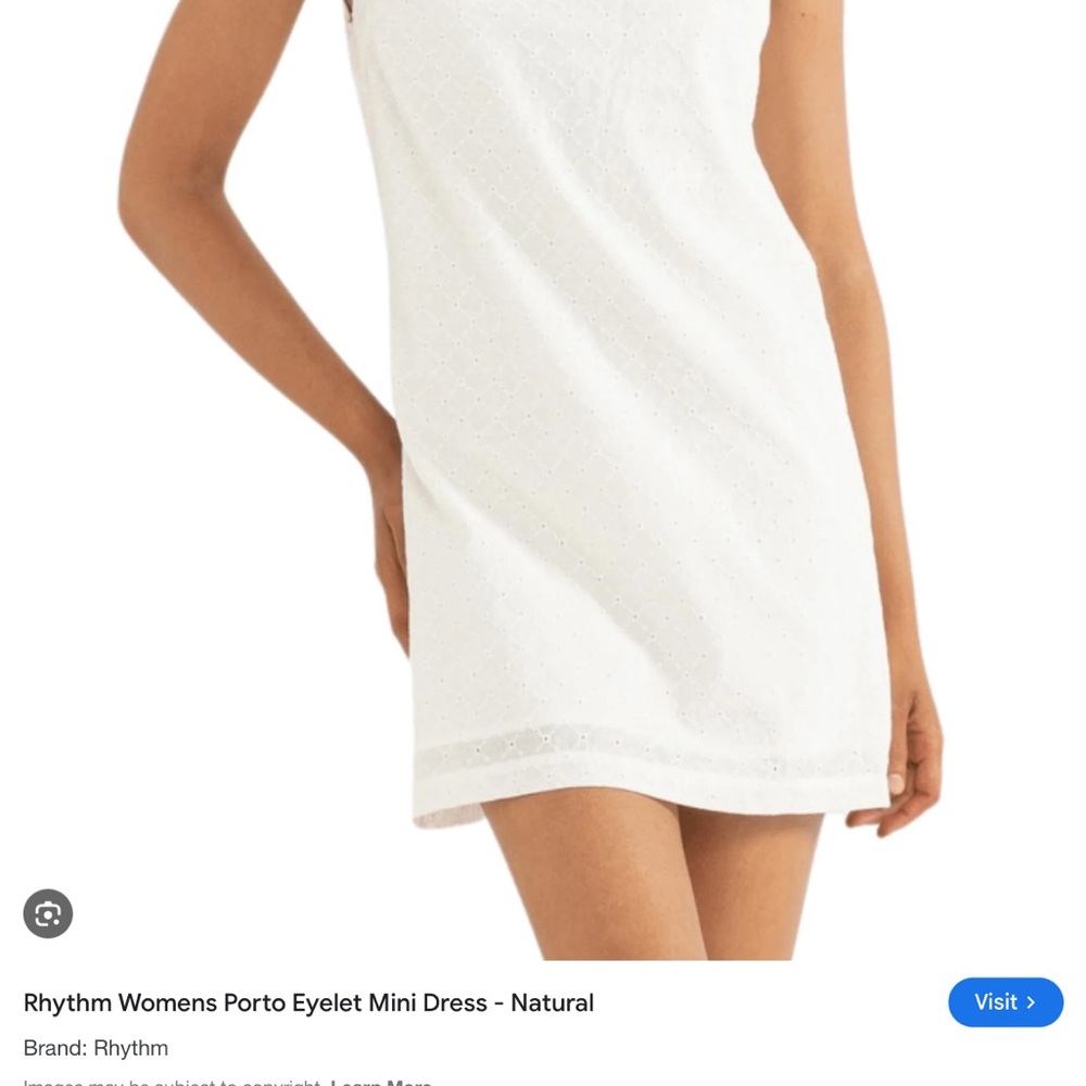 Rhythm Porto Eyelet Mini Dress SOLD OUT NWT - Picture 3 of 6